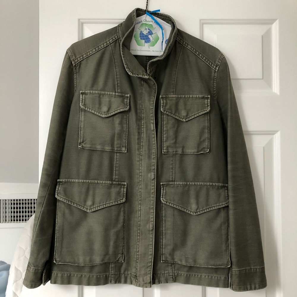 Vince Cargo Jacket Army Green (Used)